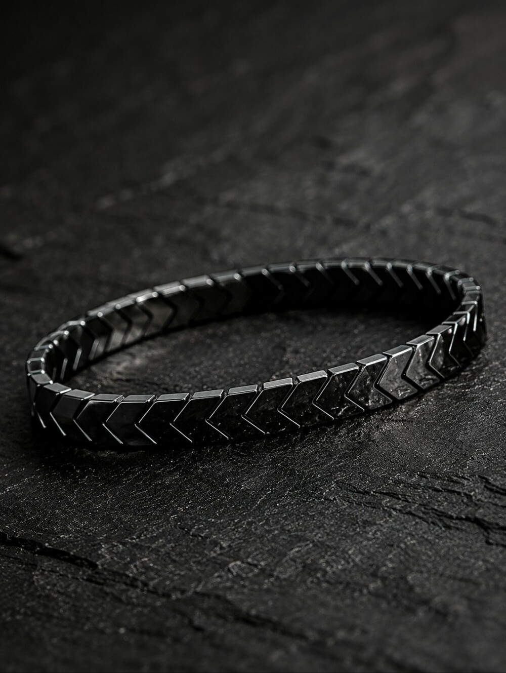 Stretchy Hematite Bracelet